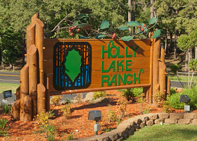 Holly Lake Ranch sign by Paul Silva
